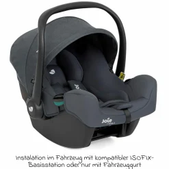 Babyschale i-Snug 2 i-Size ab Geburt-13 kg (40 cm-75 cm) inkl. Sitzverkleinerer nur 3,35 kg - Moonlight - Kollektion 2025