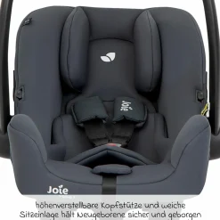 Babyschale i-Snug 2 i-Size ab Geburt-13 kg (40 cm-75 cm) inkl. Sitzverkleinerer nur 3,35 kg - Moonlight - Kollektion 2025