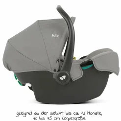 Babyschale i-Snug 2 i-Size ab Geburt-13 kg (40 cm-75 cm) inkl. Sitzverkleinerer nur 3,35 kg + Einschlagdecke Pusteblume - Pebble - Kollektion 2025