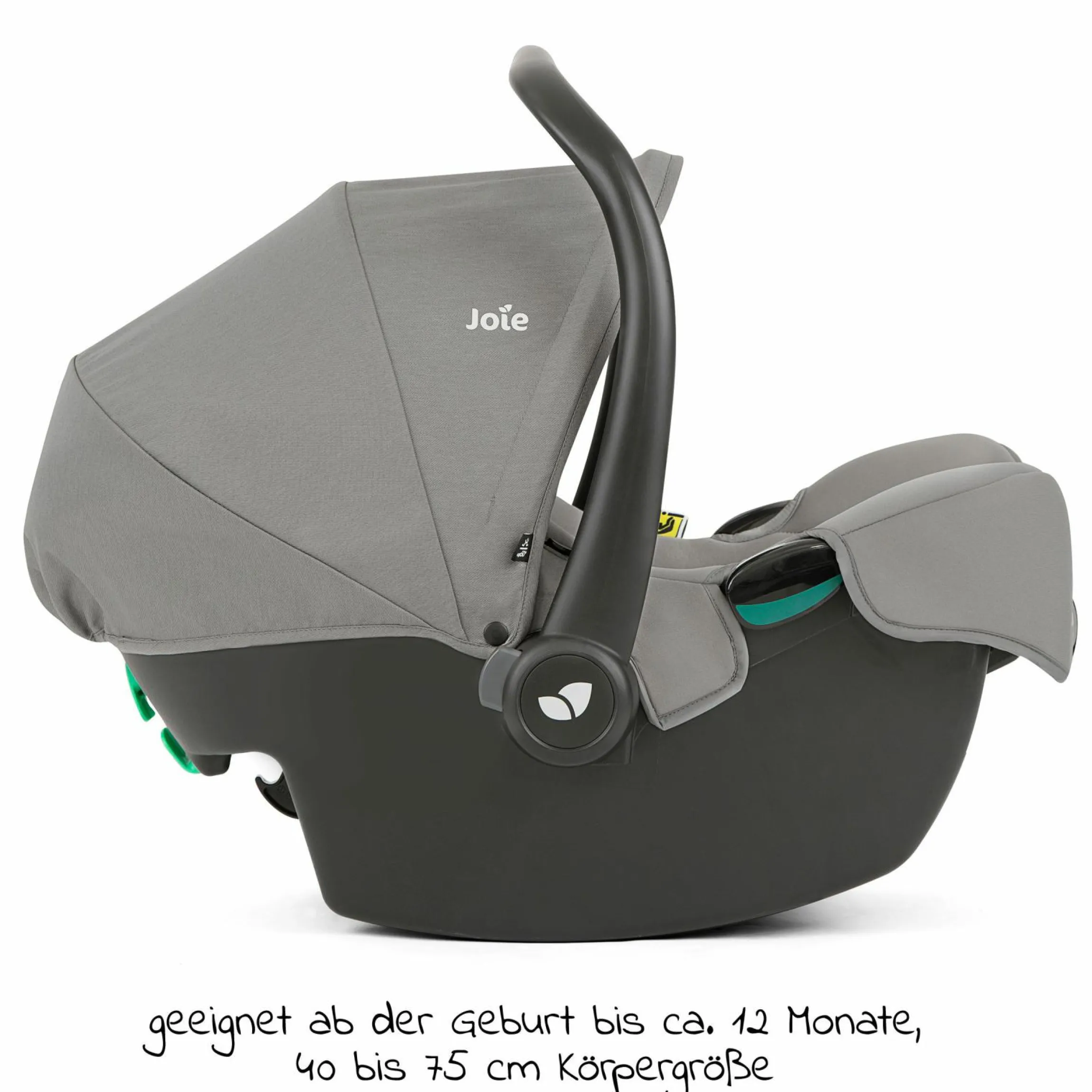 Babyschale i-Snug 2 i-Size ab Geburt-13 kg (40 cm-75 cm) inkl. Sitzverkleinerer nur 3,35 kg + Einschlagdecke Pusteblume - Pebble - Kollektion 2025