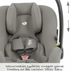 Babyschale i-Snug 2 i-Size ab Geburt-13 kg (40 cm-75 cm) inkl. Sitzverkleinerer nur 3,35 kg + Einschlagdecke Pusteblume - Pebble - Kollektion 2025