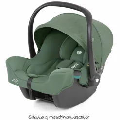 Babyschale i-Snug 2 i-Size mit Isofix-Basis ab Geburt-13 kg (40 cm-75 cm) inkl. Sitzverkleinerer nur 3,35 kg inkl. Polsterschutz - Laurel
