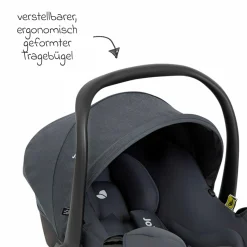 Babyschale i-Snug 2 i-Size mit Isofix-Basis ab Geburt-13 kg (40 cm-75 cm) inkl. Sitzverkleinerer nur 3,35 kg inkl. Polsterschutz - Moonlight