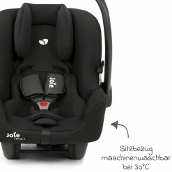 Babyschale i-Snug 2 i-Size mit Isofix-Basis ab Geburt-13 kg (40 cm-75 cm) inkl. Sitzverkleinerer nur 3,35 kg inkl. Polsterschutz - Shale