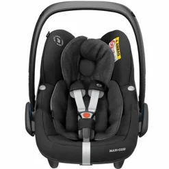 Babyschale Pebble Pro i-Size ab Geburt-12 Monate (45-75 cm) mit FamilyFix 3 i-Size Base - Essential Black - Kollektion 2025