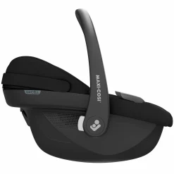 Babyschale Pebble S i-Size ab Geburt - 15 Monate (40 cm - 83 cm) nur 3,4 kg leicht mit G-Cell Seitenaufpralltechnologie - Tonal Black - Kollektion 2025