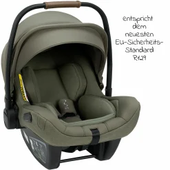 Babyschale PIPA next i-Size ab Geburt bis 13 kg (40 cm - 83 cm) inkl. Sitzverkleinerer & Sonnenverdeck nur 2,8 kg - Pine - Kollektion 2025