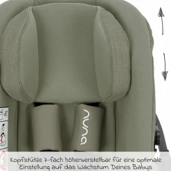 Babyschale PIPA next i-Size ab Geburt bis 13 kg (40 cm - 83 cm) inkl. Sitzverkleinerer & Sonnenverdeck nur 2,8 kg - Pine - Kollektion 2025