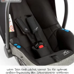 Babyschale Pixel i-Size by Avionaut ab Geburt - 13 kg (45 cm - 86 cm) nur 2,5 kg leicht - Marine
