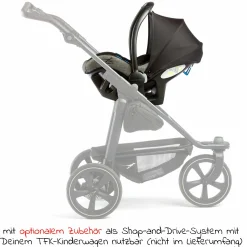 Babyschale Pixel i-Size by Avionaut ab Geburt - 13 kg (45 cm - 86 cm) nur 2,5 kg leicht - Premium Grau