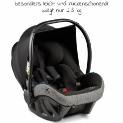Babyschale Pixel i-Size by Avionaut ab Geburt - 13 kg (45 cm - 86 cm) nur 2,5 kg leicht - Premium Grau