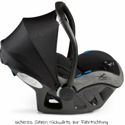 Babyschale Pixel i-Size by Avionaut ab Geburt - 13 kg (45 cm - 86 cm) nur 2,5 kg leicht - Premium Grau