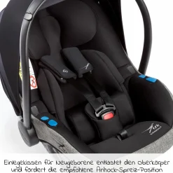 Babyschale Pixel i-Size by Avionaut ab Geburt - 13 kg (45 cm - 86 cm) nur 2,5 kg leicht - Premium Grau