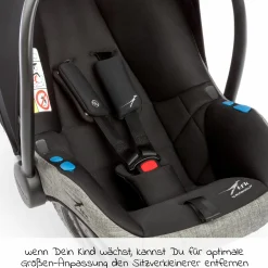 Babyschale Pixel i-Size by Avionaut ab Geburt - 13 kg (45 cm - 86 cm) nur 2,5 kg leicht - Premium Grau