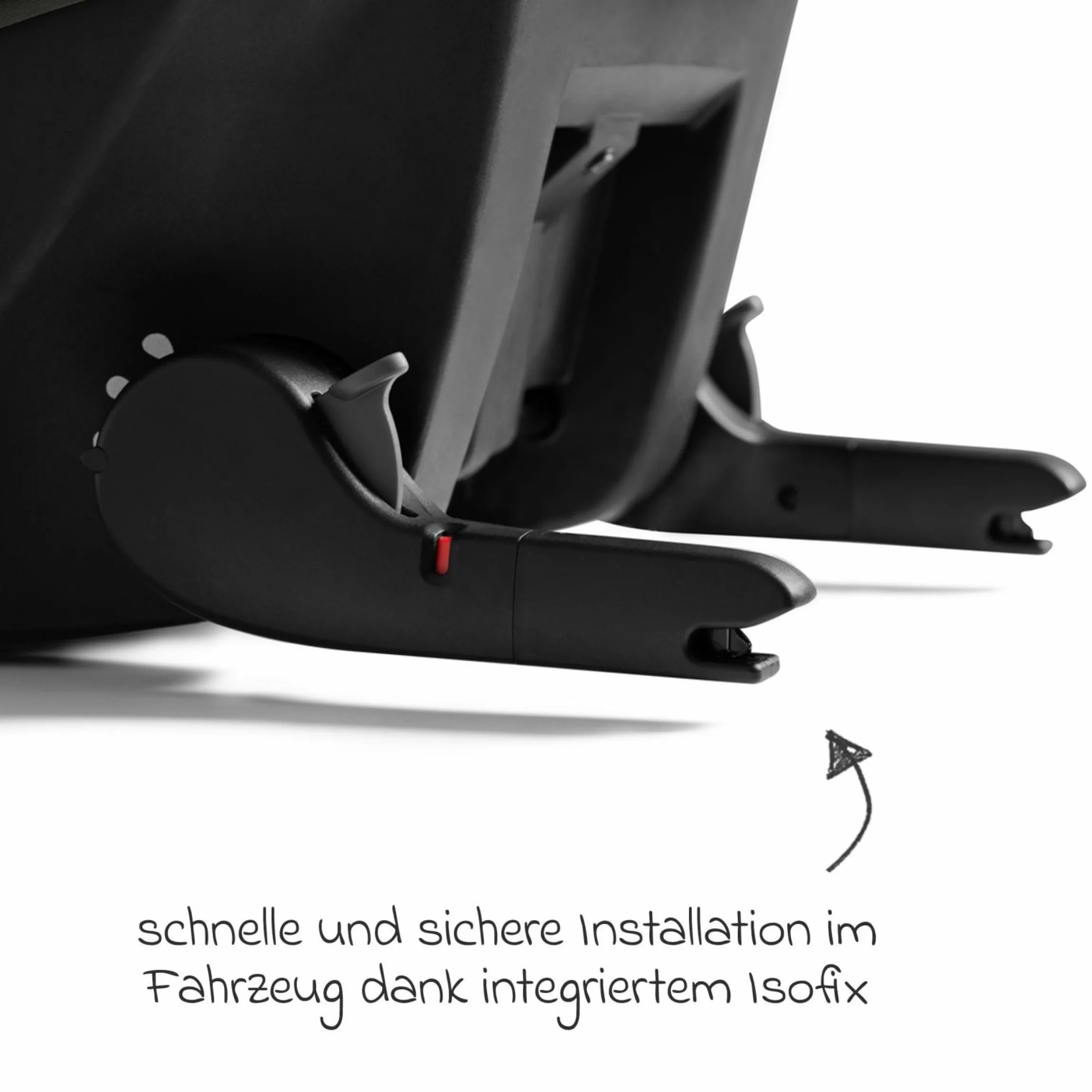 Babyschale Sprint R129 ab Geburt - 13 kg (40 cm -75 cm) inkl. Sitzverkleinerer, Sonnenverdeck & Isofix-Konnektoren - Signature - Evergreen