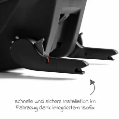 Babyschale Sprint R129 ab Geburt - 13 kg (40 cm -75 cm) inkl. Sitzverkleinerer, Sonnenverdeck & Isofix-Konnektoren - Signature - Eclipse
