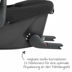 Babyschale Sprint R129 ab Geburt - 13 kg (40 cm -75 cm) inkl. Sitzverkleinerer, Sonnenverdeck & Isofix-Konnektoren - Signature - Eclipse
