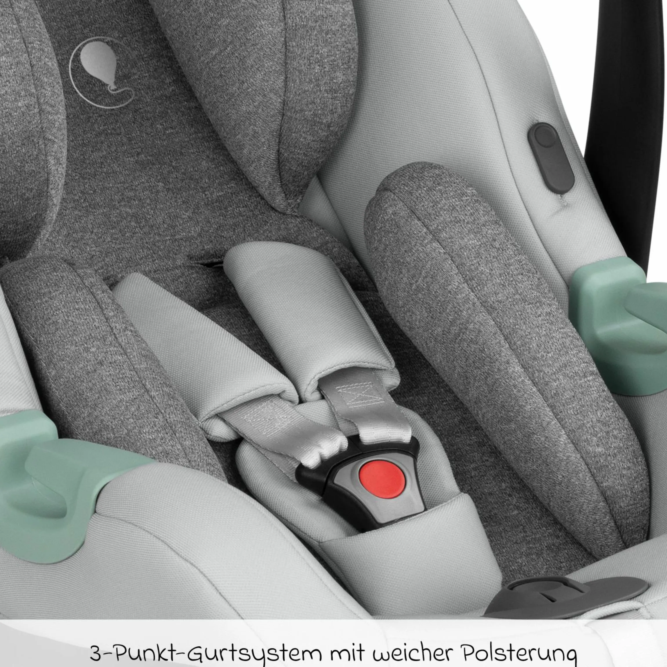 Babyschale Tulip (Autositz Gruppe 0+ / i-Size) inkl. Neugeborenenfußsack - Pearl