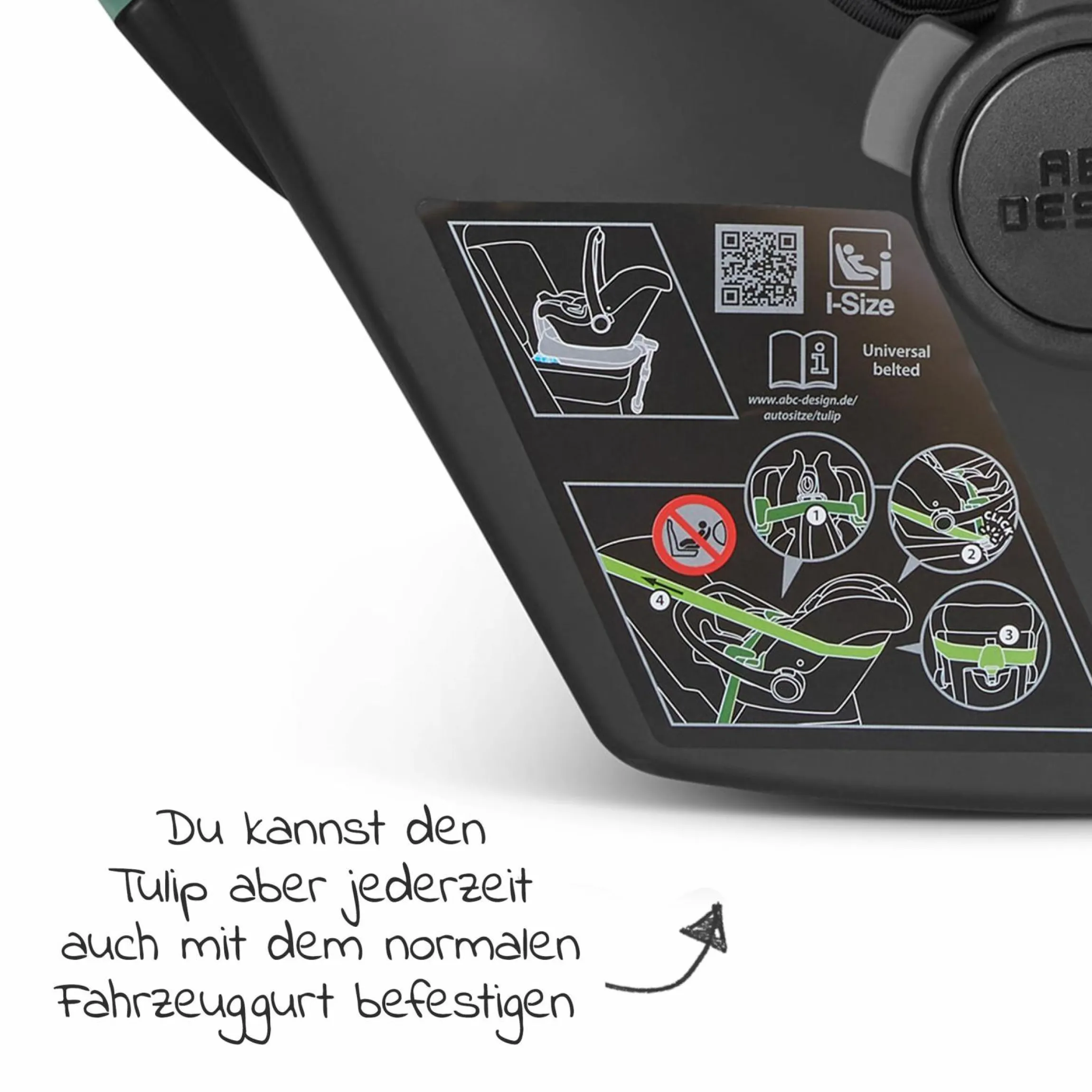 Babyschale Tulip (Autositz Gruppe 0+ / i-Size) - Sage