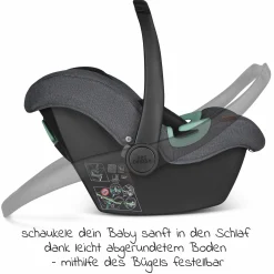Babyschale Tulip (Autositz Gruppe 0+ / i-Size) - Asphalt