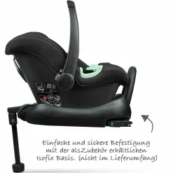 Babyschale Tulip (Autositz Gruppe 0+) - Black