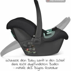 Babyschale Tulip (Autositz Gruppe 0+ / i-Size) - Graphite