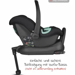 Babyschale Tulip (Autositz Gruppe 0+ / i-Size) - Graphite