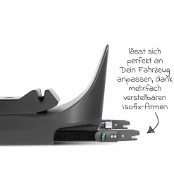 Babyschale Tulip inkl. Isofix Base Root ab Geburt bis 13 kg (45 cm - 85 cm) - Graphite