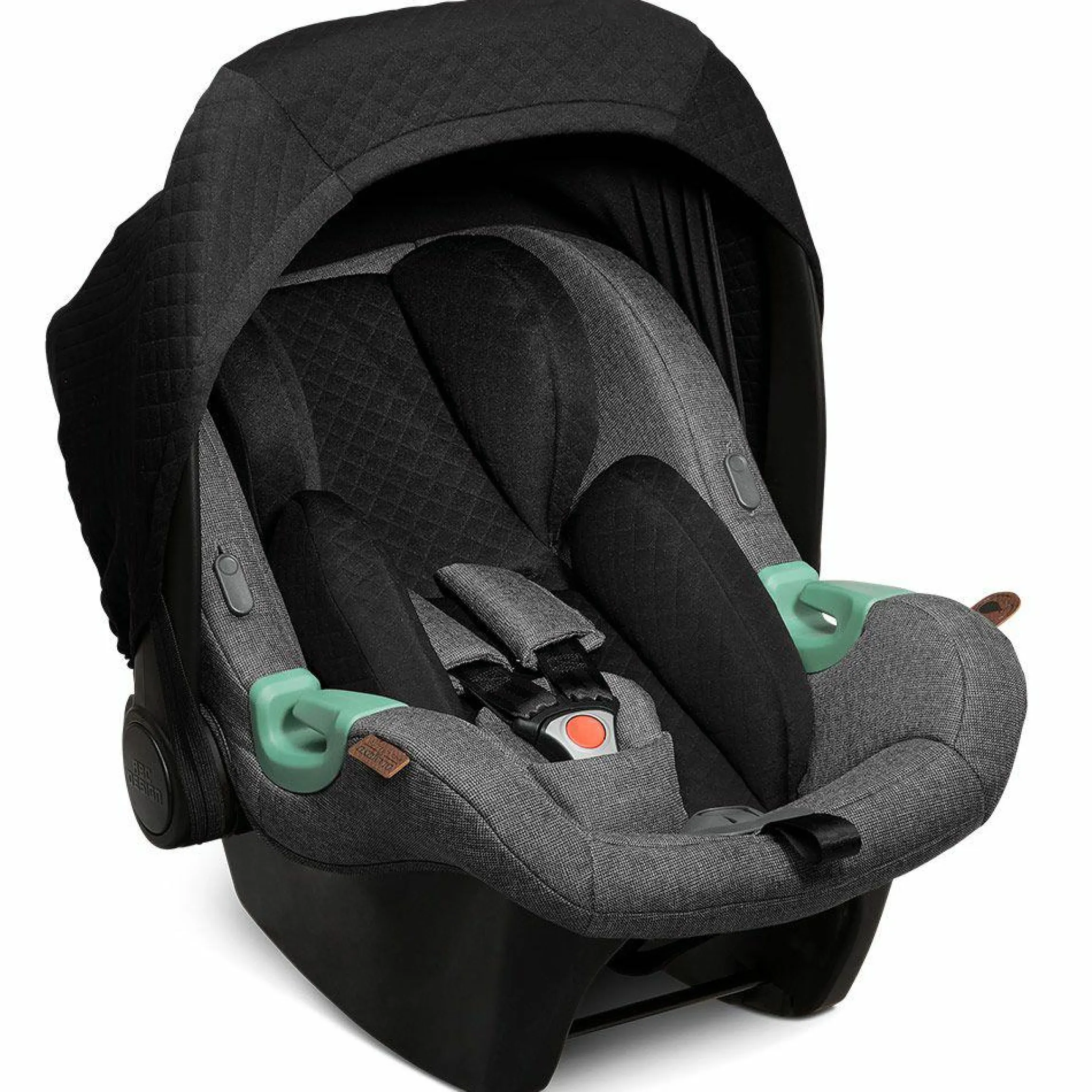 Babyschale Tulip inkl. Zusatzverdeck (Autositz Gruppe 0+) - Diamond Edition - Asphalt