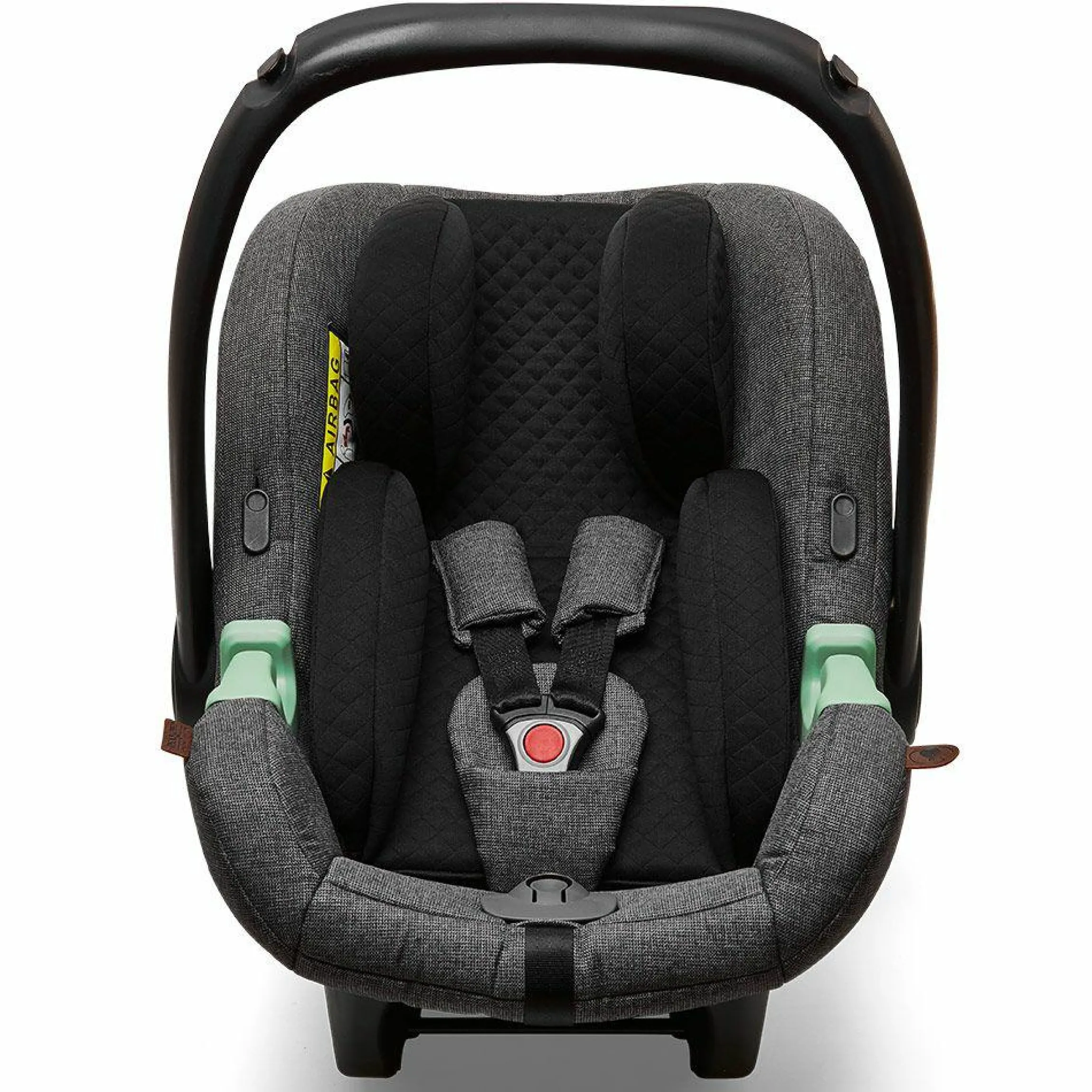 Babyschale Tulip inkl. Zusatzverdeck (Autositz Gruppe 0+) - Diamond Edition - Asphalt
