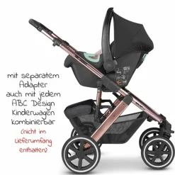 Babyschale Tulip inkl. Zusatzverdeck (Autositz Gruppe 0+ / i-Size) - Diamond Edition - Bubble
