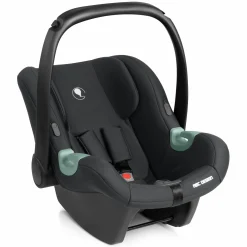 Babyschale Tulip i-Size ab Geburt - 15 Monate (45 cm - 85 cm) inkl. Sonnenverdeck & Sitzverkleinerer - Black - Kollektion 2025