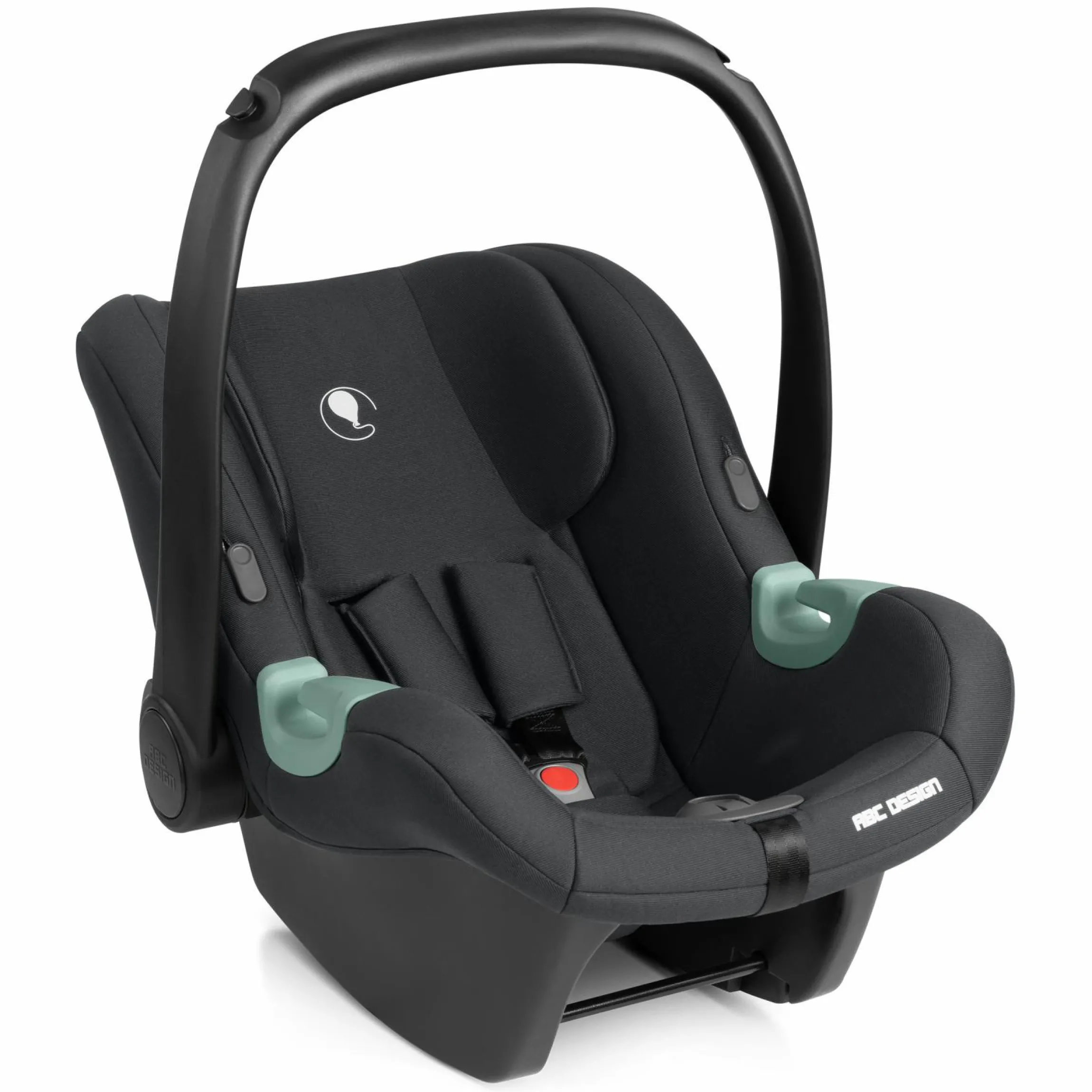 Babyschale Tulip i-Size ab Geburt - 15 Monate (45 cm - 85 cm) inkl. Sonnenverdeck & Sitzverkleinerer - Black - Kollektion 2025