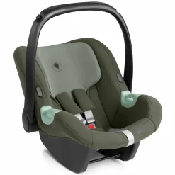 Babyschale Tulip i-Size ab Geburt - 15 Monate (45 cm - 85 cm) inkl. Sonnenverdeck & Sitzverkleinerer - Sage - Kollektion 2025