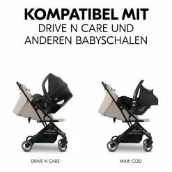 Babyschalen Adapter für Travel N Care - Black