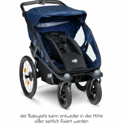 Babysitz Velobaby für Velo 2 - Schwarz - Kollektion 2025