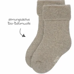 Babysocken 3er Pack Terry aus Bio-Baumwolle - Brown / Beige - Gr. 15-18