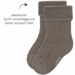 Babysocken 3er Pack Terry aus Bio-Baumwolle - Brown / Beige - Gr. 15-18