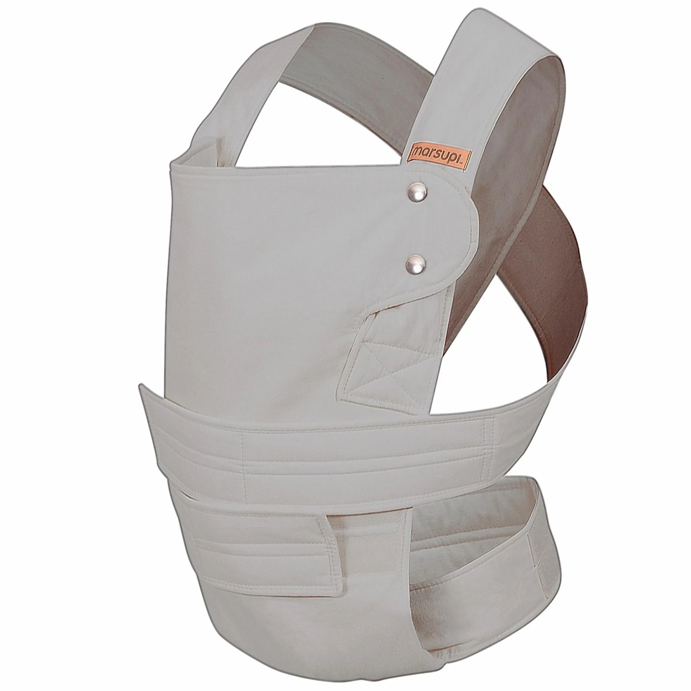 Babytrage Breeze 2.0 Gr. L für Neugeborene von 3,5 kg -15 kg - Lightgrey