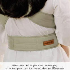Babytrage Breeze 2.0 Gr. S/M für Neugeborene von 3,5 kg -15 kg - Pistazie