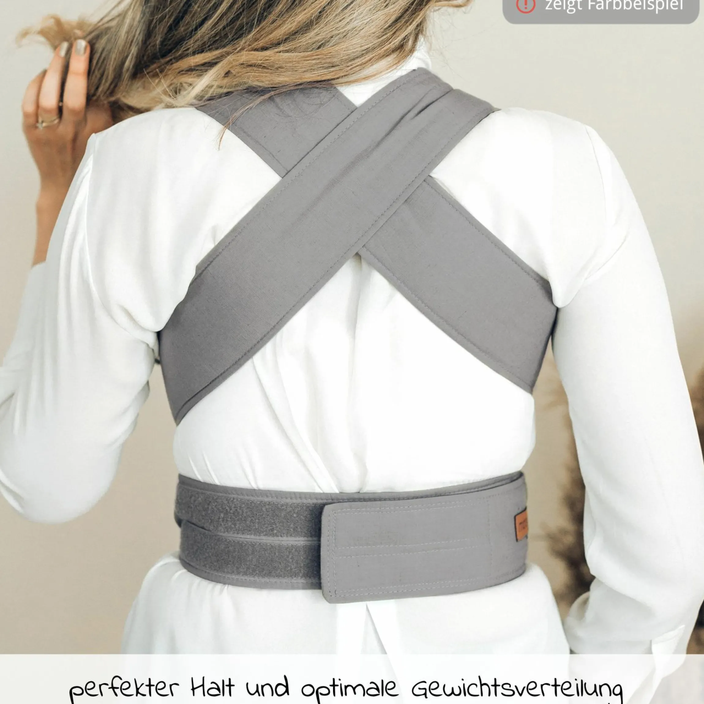 Babytrage Breeze 2.0 Gr. S/M für Neugeborene von 3,5 kg -15 kg - Pistazie