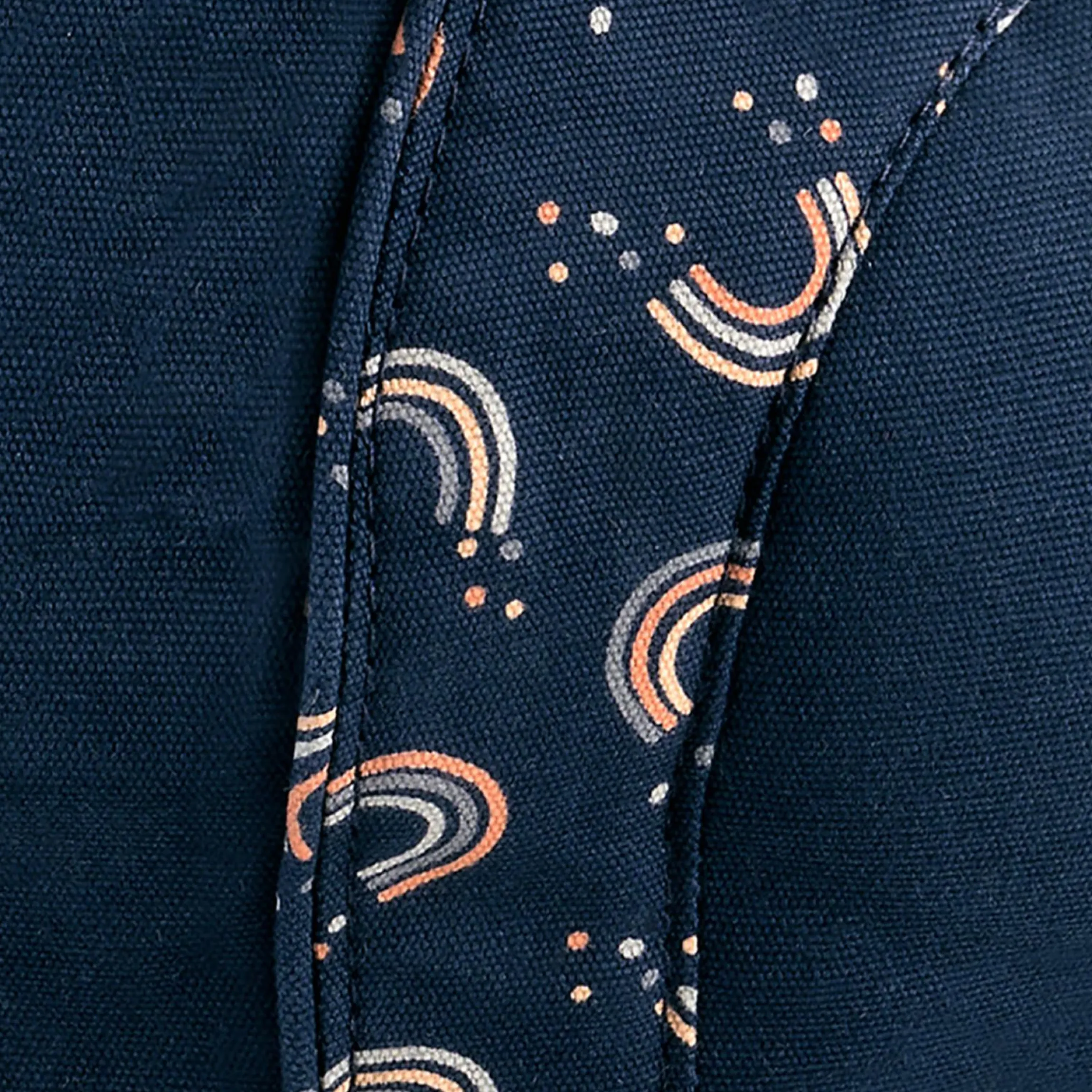 Babytrage First für Neugeborene ab 3,5 kg - 20 kg mit 3 Tragepositionen aus 100% Bio-Baumwolle - RainbowNight - Navy Print
