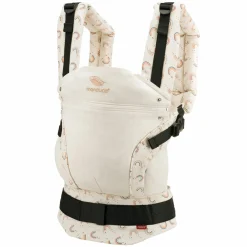 Babytrage First für Neugeborene ab 3,5 kg - 20 kg mit 3 Tragepositionen aus 100% Bio-Baumwolle - RainbowDay - Sand Print