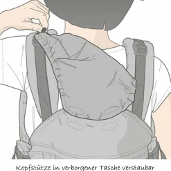 Babytrage Pure Cotton - Dark Grey