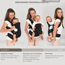 Babytrage Walk 4in1 - Grau Melange