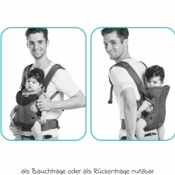 Babytrage Walk 4in1 für Bauch- und Rückentrageposition - Beige