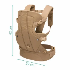 Babytrage Walk 4in1 für Bauch- und Rückentrageposition - Beige