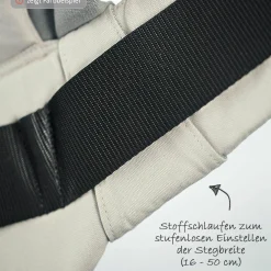 Babytrage XT Cotton - Grey White