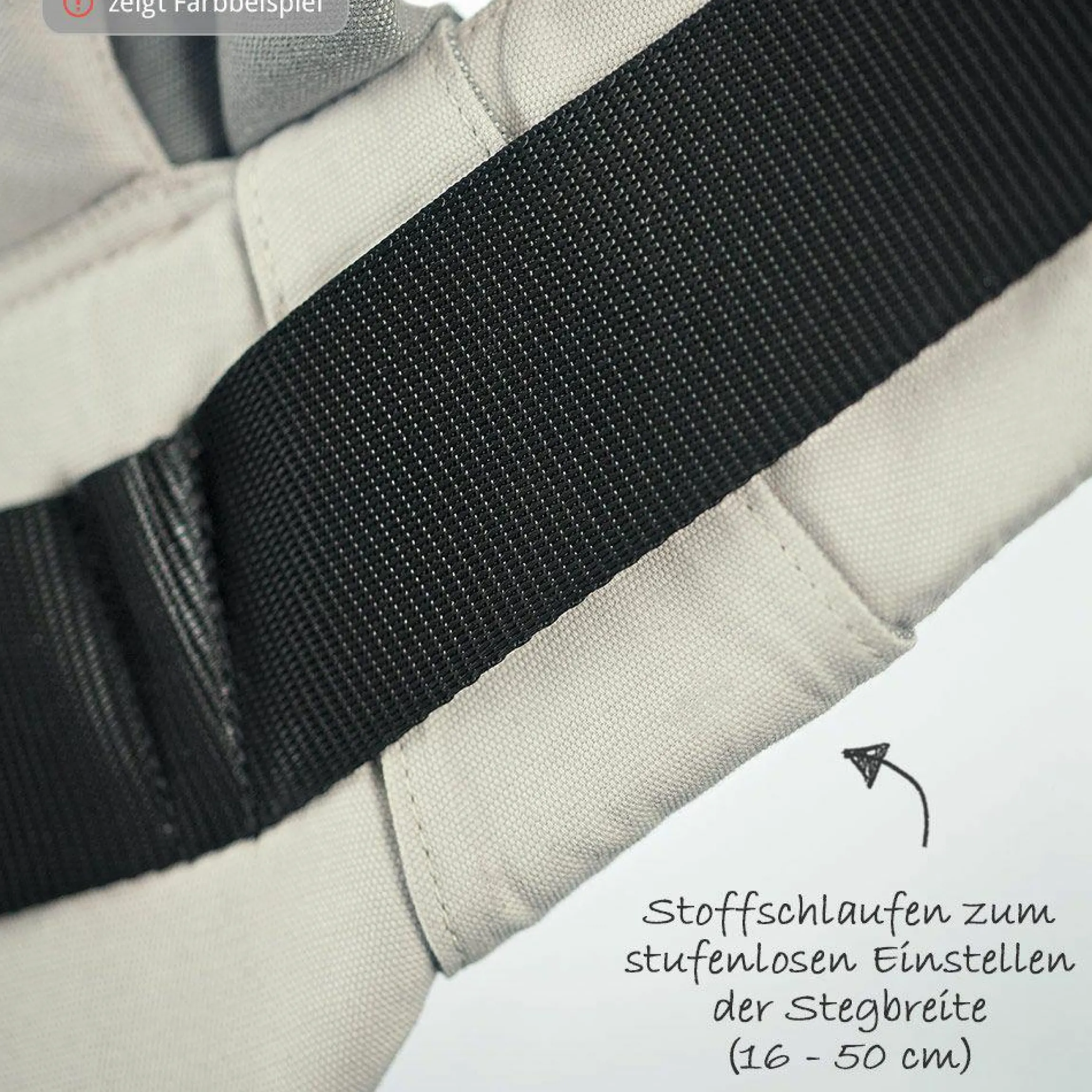 Babytrage-Set XT-Cotton für Neugeborene ab 3,5 kg - 20 kg mit 3 Tragepositionen 100% Bio-Baumwolle inkl. 2 GRATIS Schnullerketten MiaMia Grau Grün - Grey White
