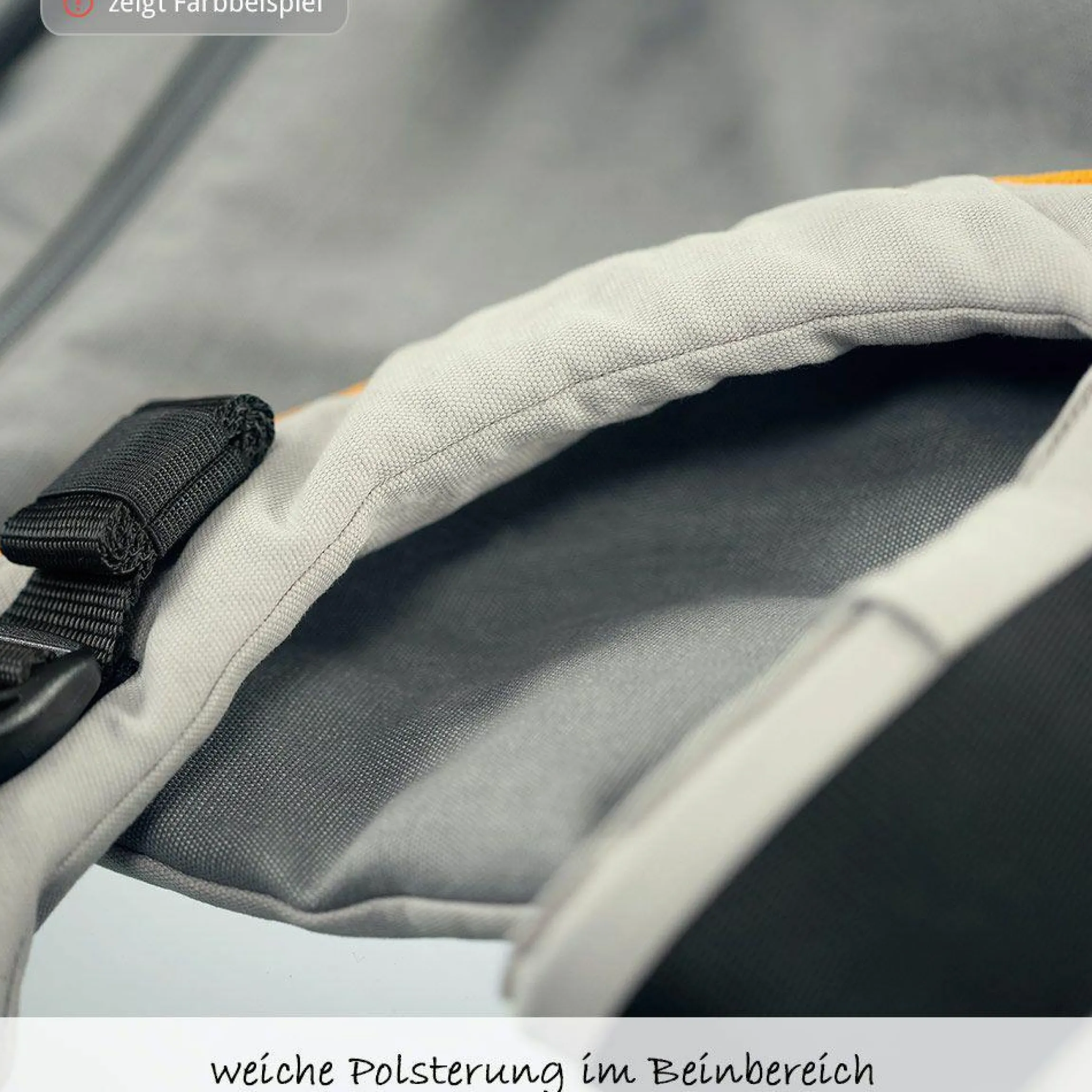 Babytrage-Set XT-Cotton für Neugeborene ab 3,5 kg - 20 kg mit 3 Tragepositionen 100% Bio-Baumwolle inkl. 2 GRATIS Schnullerketten MiaMia Grau Grün - Grey White